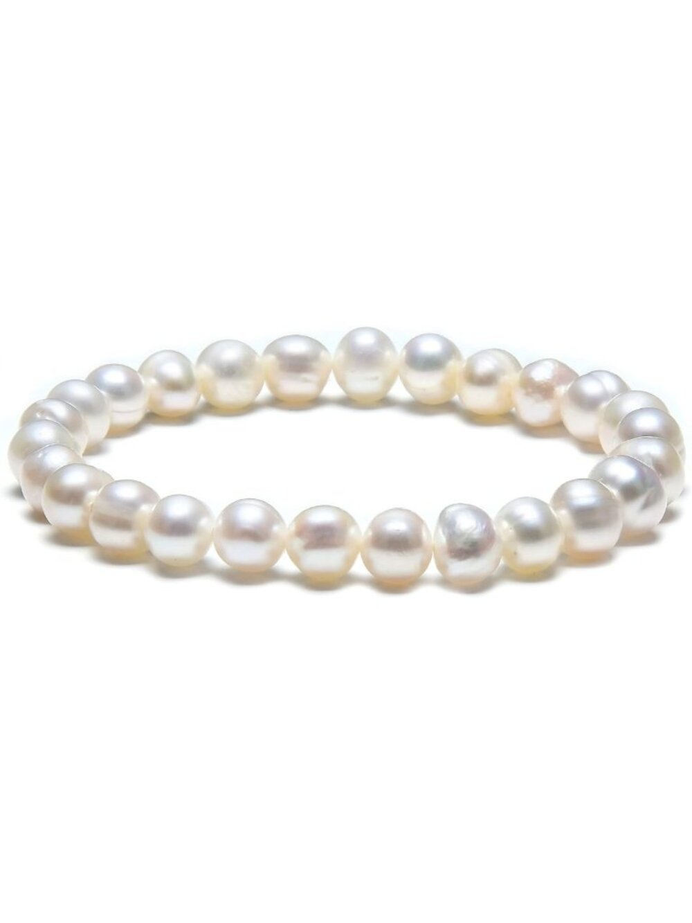 Multicolored Freshwater Pearl Stretch Bracelet for Women | Unique Jewelry Gift